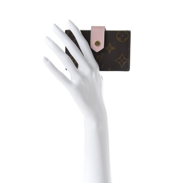 Louis Vuitton Monogram Gusset Card Holder Rose Ballerine - Image 4